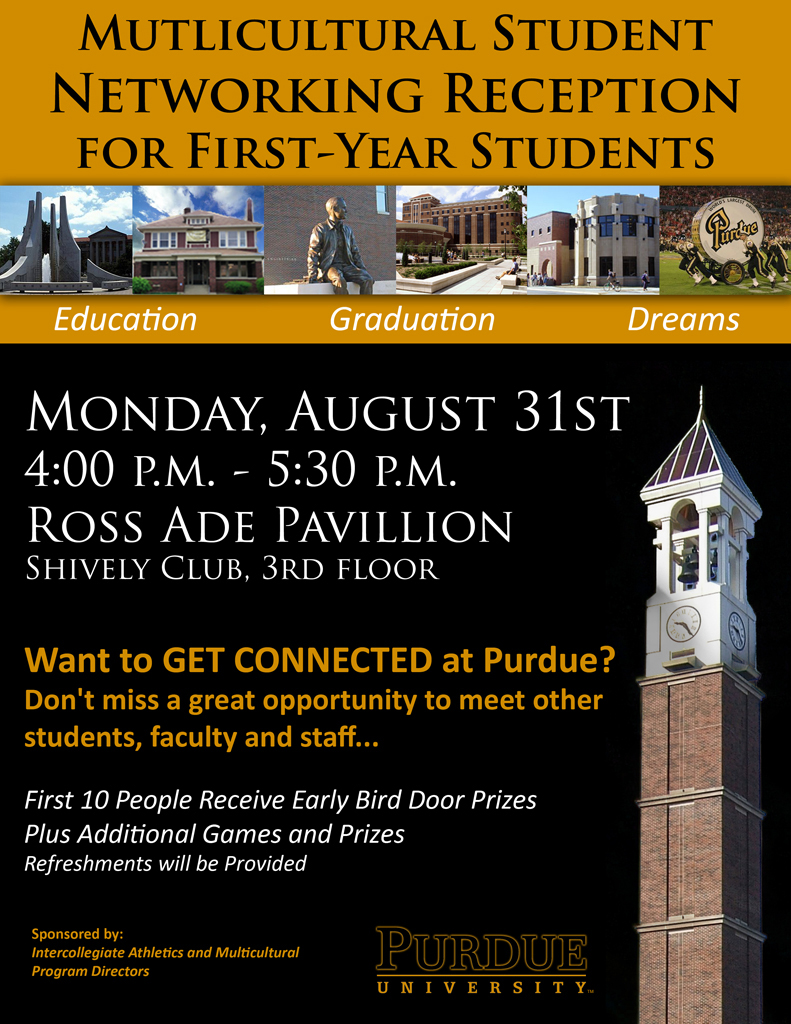 Multicultural Student Networking Flyer