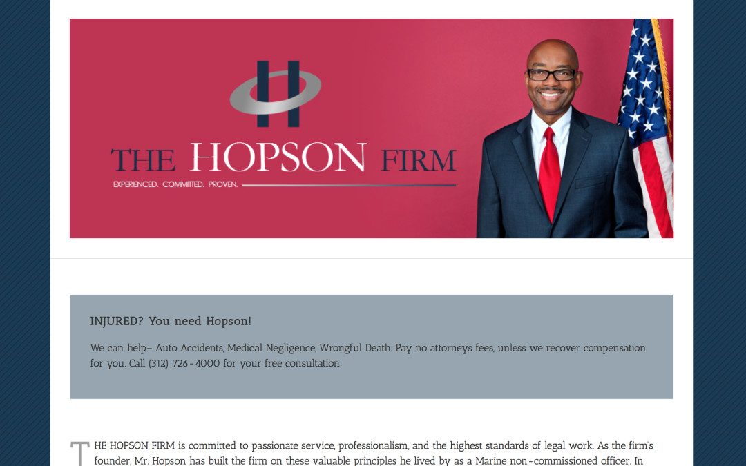 The Hopson Firm Logo Design